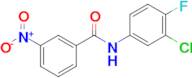 N-(3-chloro-4-fluorophenyl)-3-nitrobenzamide