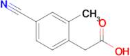 2-(4-Cyano-2-methylphenyl)acetic acid