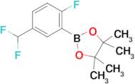 2-(5-(Difluoromethyl)-2-fluorophenyl)-4,4,5,5-tetramethyl-1,3,2-dioxaborolane