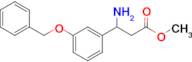 Methyl 3-amino-3-(3-(benzyloxy)phenyl)propanoate