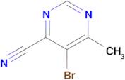 5-Bromo-6-methylpyrimidine-4-carbonitrile