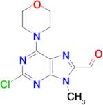 2-Chloro-9-methyl-6-morpholino-9H-purine-8-carbaldehyde