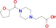 3-(4-(Tetrahydrofuran-2-carbonyl)piperazin-1-yl)propanoic acid