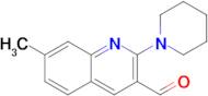 7-Methyl-2-(piperidin-1-yl)quinoline-3-carbaldehyde