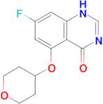 7-fluoro-5-(oxan-4-yloxy)-1,4-dihydroquinazolin-4-one