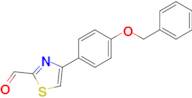 4-(4-(Benzyloxy)phenyl)thiazole-2-carbaldehyde