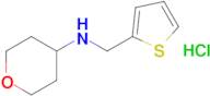 N-(thiophen-2-ylmethyl)tetrahydro-2H-pyran-4-amine hydrochloride