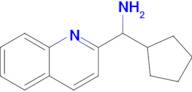 Cyclopentyl(quinolin-2-yl)methanamine