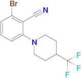 2-Bromo-6-(4-(trifluoromethyl)piperidin-1-yl)benzonitrile