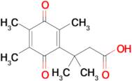 3-Methyl-3-(2,4,5-trimethyl-3,6-dioxocyclohexa-1,4-dien-1-yl)butanoic acid