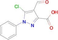 5-Chloro-4-formyl-1-phenyl-1H-pyrazole-3-carboxylic acid