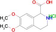 6,7-Dimethoxy-1,2,3,4-tetrahydroisoquinoline-1-carboxylic acid hydrochloride