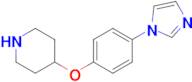 4-(4-(1H-imidazol-1-yl)phenoxy)piperidine