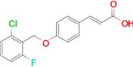 (E)-3-(4-((2-chloro-6-fluorobenzyl)oxy)phenyl)acrylic acid