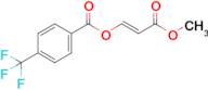 (E)-3-methoxy-3-oxoprop-1-en-1-yl 4-(trifluoromethyl)benzoate