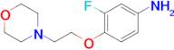 3-Fluoro-4-(2-morpholinoethoxy)aniline