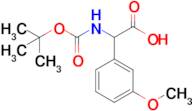 2-((Tert-butoxycarbonyl)amino)-2-(3-methoxyphenyl)acetic acid