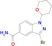 3-Bromo-1-(tetrahydro-2H-pyran-2-yl)-1H-indazole-5-carboxamide