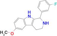 1-(3-Fluorophenyl)-6-methoxy-2,3,4,9-tetrahydro-1H-pyrido[3,4-b]indole