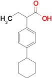 2-(4-Cyclohexylphenyl)butanoic acid