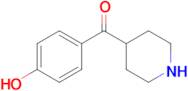 (4-Hydroxyphenyl)(piperidin-4-yl)methanone