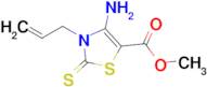 Methyl 3-allyl-4-amino-2-thioxo-2,3-dihydrothiazole-5-carboxylate