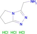 (6,7-Dihydro-5H-pyrrolo[2,1-c][1,2,4]triazol-3-yl)methanamine trihydrochloride