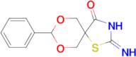 2-imino-8-phenyl-7,9-dioxa-1-thia-3-azaspiro[4.5]decan-4-one