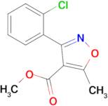Methyl 3-(2-chlorophenyl)-5-methylisoxazole-4-carboxylate