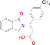 3-(1-Oxoisoindolin-2-yl)-3-(p-tolyl)propanoic acid