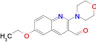 6-Ethoxy-2-morpholinoquinoline-3-carbaldehyde