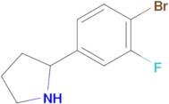 2-(4-Bromo-3-fluorophenyl)pyrrolidine