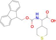 2-((((9H-fluoren-9-yl)methoxy)carbonyl)amino)-2-(tetrahydro-2H-thiopyran-4-yl)acetic acid