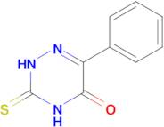 6-phenyl-3-sulfanylidene-2,3,4,5-tetrahydro-1,2,4-triazin-5-one