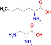 (S)-2-aminoheptanoic acid compound with 2,3-diaminopropanoic acid (1:1)