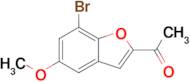 1-(7-Bromo-5-methoxybenzofuran-2-yl)ethan-1-one