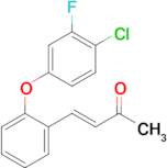 (E)-4-(2-(4-chloro-3-fluorophenoxy)phenyl)but-3-en-2-one