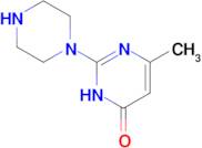 6-methyl-2-(piperazin-1-yl)-3,4-dihydropyrimidin-4-one