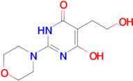 6-hydroxy-5-(2-hydroxyethyl)-2-(morpholin-4-yl)-3,4-dihydropyrimidin-4-one