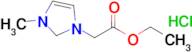 Ethyl 2-(3-methyl-2,3-dihydro-1H-imidazol-1-yl)acetate hydrochloride