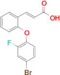 (E)-3-(2-(4-bromo-2-fluorophenoxy)phenyl)acrylic acid