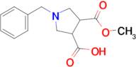 1-Benzyl-4-(methoxycarbonyl)pyrrolidine-3-carboxylic acid