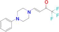 (E)-1,1,1-trifluoro-4-(4-phenylpiperazin-1-yl)but-3-en-2-one