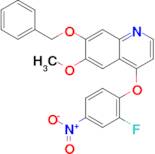 7-(Benzyloxy)-4-(2-fluoro-4-nitrophenoxy)-6-methoxyquinoline