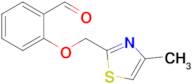 2-((4-Methylthiazol-2-yl)methoxy)benzaldehyde