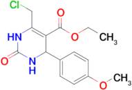 Ethyl 6-(chloromethyl)-4-(4-methoxyphenyl)-2-oxo-1,2,3,4-tetrahydropyrimidine-5-carboxylate