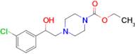 Ethyl 4-(2-(3-chlorophenyl)-2-hydroxyethyl)piperazine-1-carboxylate