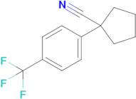 1-(4-(Trifluoromethyl)phenyl)cyclopentane-1-carbonitrile