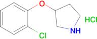 3-(2-Chlorophenoxy)pyrrolidine hydrochloride