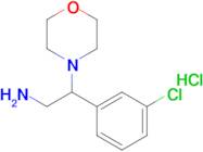 2-(3-Chlorophenyl)-2-morpholinoethan-1-amine hydrochloride